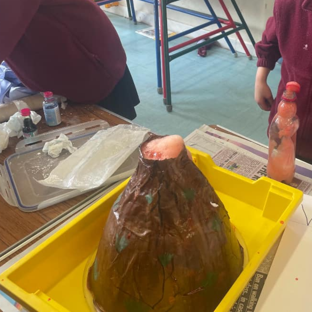 A volcano experiment